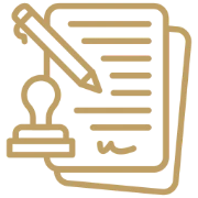 أيقونة التوثيق القانوني | Document Certification icon